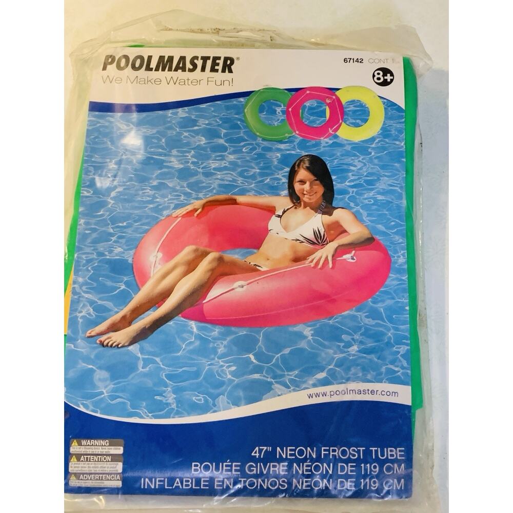Poolmaster Swimming Pool Neon Green Giant Frost Tube 47" Pool Float